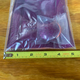 HUFFY BICYCLE SISSY BAR HEAD COVER PAD PURPLE GLITTER VINTAGE NOS NEVER USED
