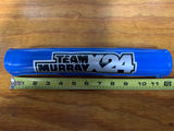 OLD SCHOOL BLUE TEAM MURRAY X24 BMX BIKE FRAME TOP TUBE PAD VINTAGE NOS
