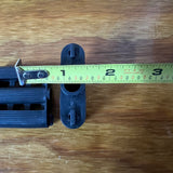 2" X 2" TRICYCLE PEDALS BLACK 3/8" ID FITS ELGIN COLSON MURRAY HUFFY VINTAGE NOS