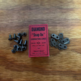 SKIP TOOTH BICYCLE CHAIN MASTER LINK DIAMOND SNAP PRE WAR FITS SCHWINN OTHER NOS