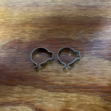BICYCLE CABLE CLAMPS FITS SCHWINN SEARS MURRAY HUFFY & OTHERS VINTAGE NOS