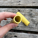 VINTAGE YELLOW TRICYCLE GRIPS 3/4" ID, 3-1/2" LONG FITS COLSON AMF ELGIN HUFFY NOS