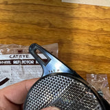 CAT EYE WHEEL REFLECTORS FITS SEARS HUFFY MURRAY SCHWINN MUSCLE BIKES & OTHERS