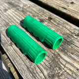VINTAGE GREEN TRICYCLE GRIPS 3/4" ID 3-1/2" LONG FITS COLSON AMF ELGIN HUFFY NOS