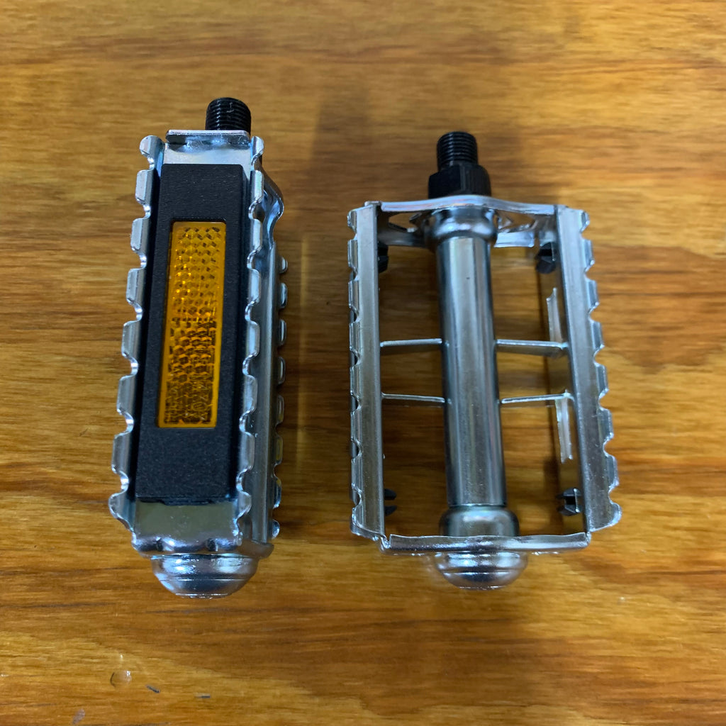 BICYCLE PEDALS RAT TRAP ROAD BIKES ALL OTHERS NEW COMMON SIZE 1/2