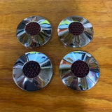 SCHWINN BICYCLE CLASSIC HUB CAPS QUALITY RED NOS