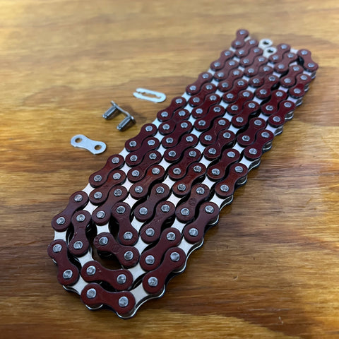 BICYCLE BMX CHAIN FOR 20 INCH BIKES SCHWINN OTHERS NOS PINK BICYCLE BMX CHAIN FOR 20 INCH BIKES SCHWINN OTHERS NOS PINK
