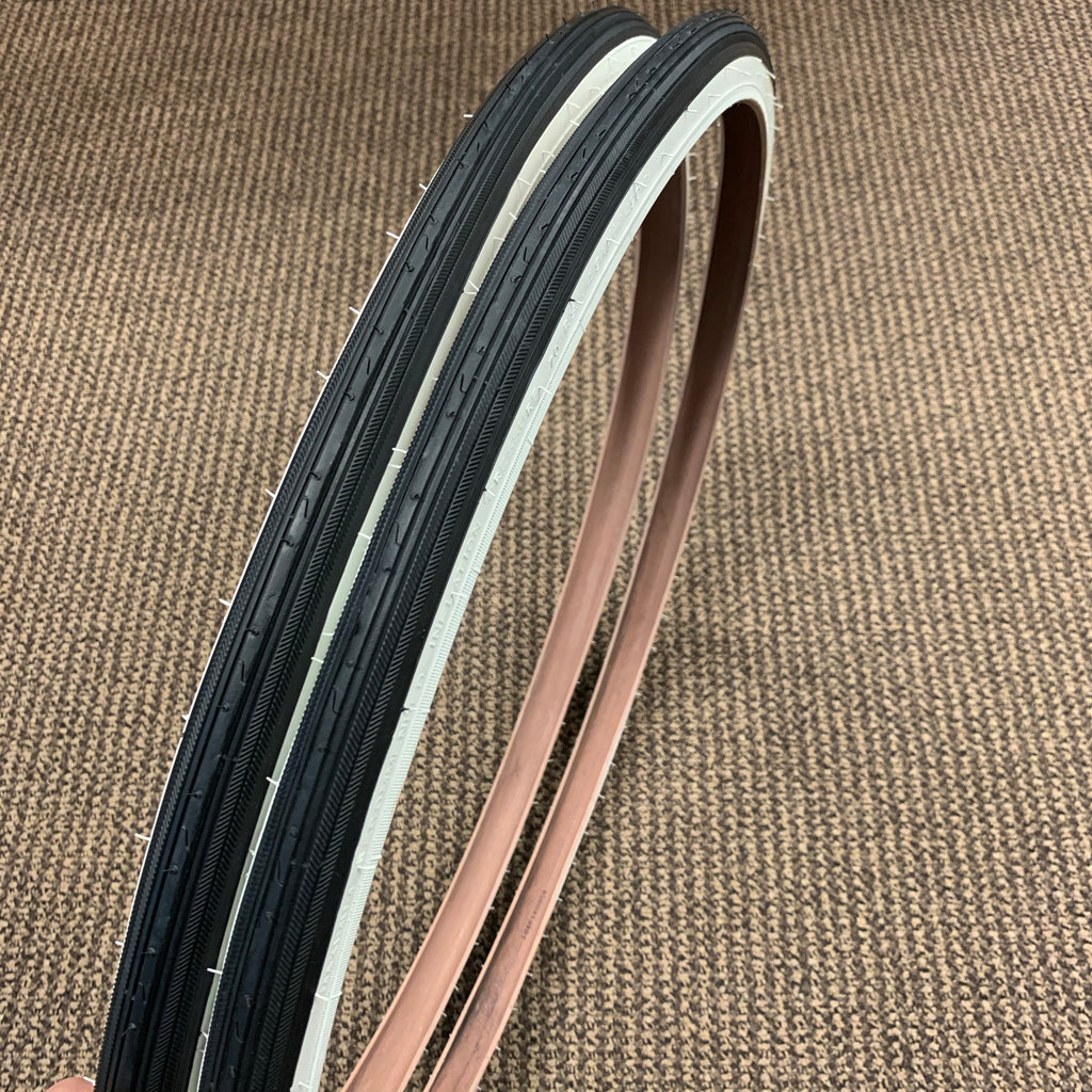 BICYCLE TIRES 27 X 1-1/4 WW FIT SCHWINN SUBURBAN CONTINENTAL ROAD BIKES & OTHERS BICYCLE TIRES 27 X 1-1/4 WW FIT SCHWINN SUBURBAN CONTINENTAL ROAD BIKES & OTHERS