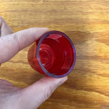 BICYCLE LIGHT LENS COVER RED VINTAGE DELTA NEW NOS