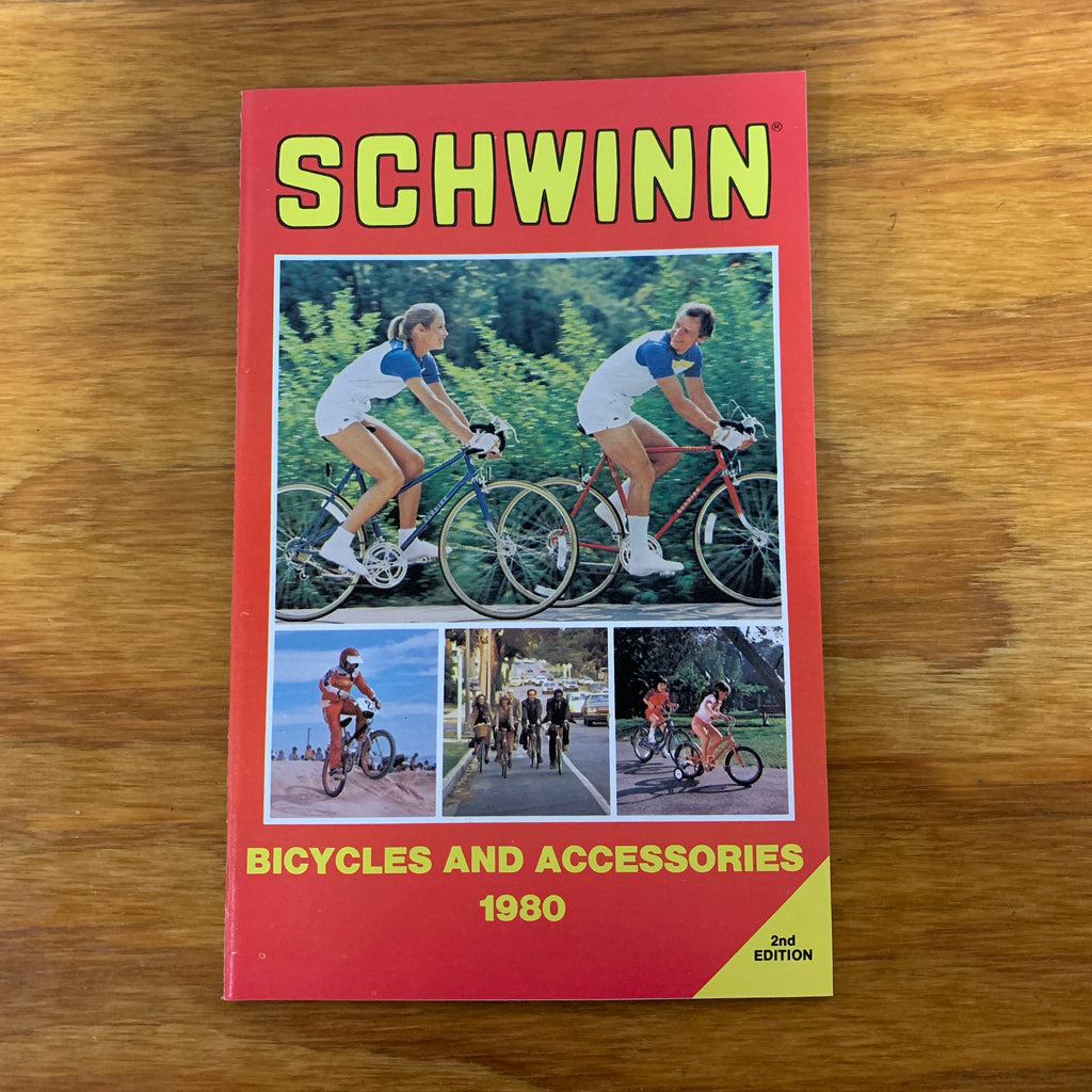 1980 2ND EDITION SCHWINN BICYCLE & ACCESSORIES CATALOG BOOK ROAD STING – Bicycle Heaven 1980 2ND EDITION SCHWINN BICYCLE & ACCESSORIES CATALOG BOOK ROAD STING – Bicycle Heaven