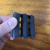 2" X 2" TRICYCLE PEDALS BLACK 3/8" ID FITS ELGIN COLSON MURRAY HUFFY VINTAGE NOS