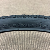 BICYCLE TIRE 700 X 35C - 28 X 1-5/8 X 1-3/8 BLACK WALL FITS ROAD HYBRID BIKES