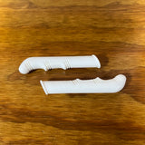 COTTON PICKER HANDLE BAR BRAKE LEVER COVERS FOR SCHWINN STINGRAY BIKES WHITE