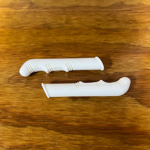 COTTON PICKER HANDLE BAR BRAKE LEVER COVERS FOR SCHWINN STINGRAY BIKES WHITE