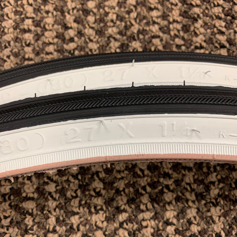 BICYCLE TIRES 27 X 1-1/4 WW FIT SCHWINN SUBURBAN CONTINENTAL ROAD BIKE ...