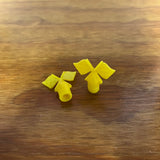 HUNT-WILDE SCHWINN STINGRAY LEMON PEELER GRIPS / LEVER COVERS / FLAG VALVE CAPS