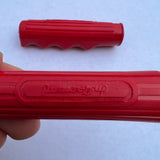VINTAGE RED TRICYCLE GRIPS 5/8" ID. 3" LONG FITS ELGIN AMF HUFFY COLSON NOS