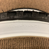 BICYCLE TIRES 26 X 2.125 KNOBBY WHITE WALL FIT SCHWINN & OTHERS NEW