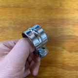 BICYCLE SEAT POST CLAMP MOST COMMON SIZE CHROME QUALITY