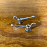 2 NOS GB UK849720 BICYCLE 3/8" X 26 THREAD WING AXLE NUTS SCHWINN WHEEL RIM HUB