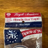 HUNT-WILDE SCHWINN 1976 BICENTENNIAL RED WHITE BLUE FLEXON VINYL HANDLEBAR TAPE