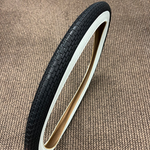 BICYCLE TIRE FIT SCHWINN TYPHOON PHANTOM HORNET WIZZER MOTOR BRICK TREAD STYLE