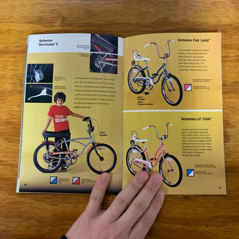 vintage schwinn bicycle catalogs 1980 2ND EDITION SCHWINN BICYCLE & ACCESSORIES CATALOG BOOK ROAD STING – Bicycle Heaven