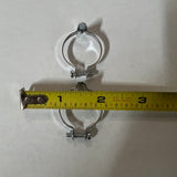 OLD SCHOOL BMX SHOW CHROME SHIMANO BRAKE CABLE CLAMP FITS TEAM MONGOOSE & OTHERS