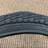 BICYCLE TIRES 20 X 1.95 BLACK WALL FITS OLD SCHOOL BMX GT MONGOOSE SCHWINN & OTHERS NEW