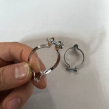 OLD SCHOOL BMX SHOW CHROME SHIMANO BRAKE CABLE CLAMP FITS TEAM MONGOOSE & OTHERS
