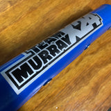 OLD SCHOOL BLUE TEAM MURRAY X24 BMX BIKE FRAME TOP TUBE PAD VINTAGE NOS