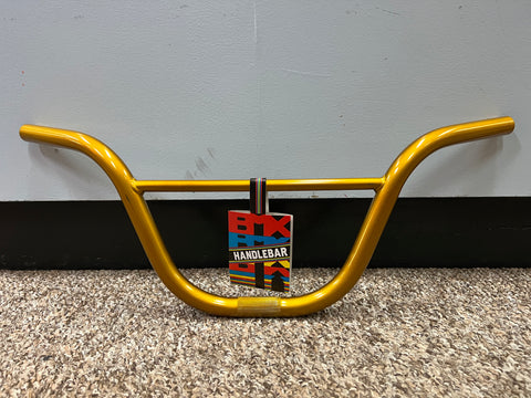 GOLD BMX HANDLEBAR STEEL FITS OLD MID NEW SCHOOL GT MONGOOSE SCHWINN Bicycle Heaven