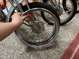 BICYCLE RIM 16X 1.75 28 HOLE SEARS SCREAMER MUSCLE BIKES STEEL CHROME NOS