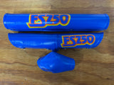 OLD SCHOOL BMX BICYCLE PADS BLUE FS250 VINTAGE SET NOS