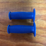 BICYCLE BMX GRIPS BLUE FITS SCHWINN HUFFY SEARS RAT ROD BIKES & OTHERS NOS