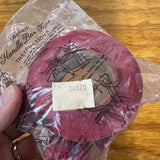 BICYCLE HANDLE BAR TAPE & PLUGS RED CLOTH HUNT WILDE FIT SCHWINN VARSITY OTHERS NOS
