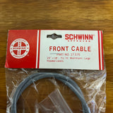 SCHWINN APPROVED FRONT CABLE FITS ROAD BIKES & OTHERS NO 17575 VINTAGE NOS
