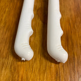SCHWINN STINGRAY WHITE LEVER COVERS FIT COTTON PICKER & OTHERS NOS