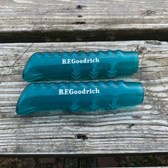 BICYCLE GRIPS B.F. GOODRICH BLUE RARE VINTAGE NOS