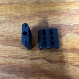 2" X 2" TRICYCLE PEDALS BLACK 3/8" ID FITS ELGIN COLSON MURRAY HUFFY VINTAGE NOS