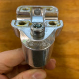 NOS BMX SR MS-422 STEM NECK NEW ORIGINAL 80S SILVER OLD SCHOOL