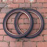 BICYCLE TIRES RED LINE FIT SWING BIKE COLUMBIA SEARS MURRAY OTHERS 20"