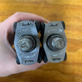 VINTAGE SCHWINN APPROVED BOW PEDALS FITS STINGRAYS SUBURBAN VARSITY & OTHERS