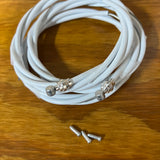 SCHWINN STINGRAY SHIFTER CABLE & BRAKE SET FITS APPLE KRATE & OTHERS WHITE