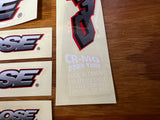 OLD MID SCHOOL MONGOOSE VILLAIN COMPLETE STICKER DECAL SET BMX BIKE NOS
