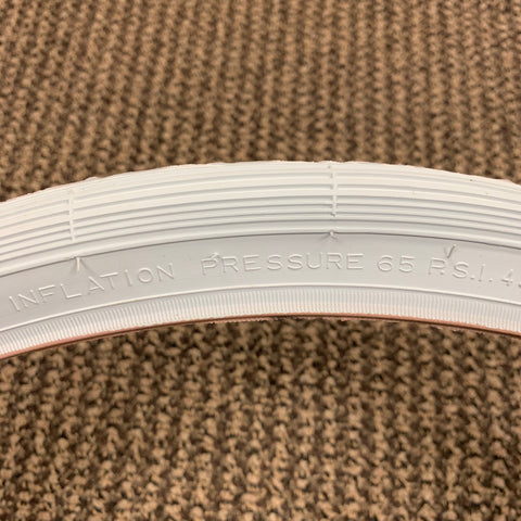 BICYCLE TIRE WHITE WALL FIT SCHWINN 26 X 1-3/8 X 1-1/4 S