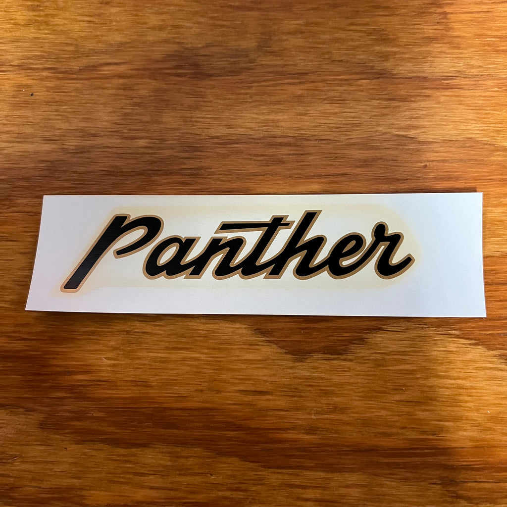 SCHWINN PANTHER BICYCLE CHAIN GUARD DECAL AUTHENTIC NOS