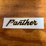 SCHWINN PANTHER BICYCLE CHAIN GUARD DECAL AUTHENTIC NOS