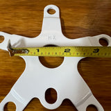 OLD SCHOOL WHITE BMX CHAINRING 110 BCD SPIDER FITS SUGINO SUNTOUR GT & OTHERS