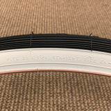 BICYCLE TIRE FIT SCHWINN TRAVELER 26 X 1-3/8 X 1-1/4 S-6 RARE WHITE WALL